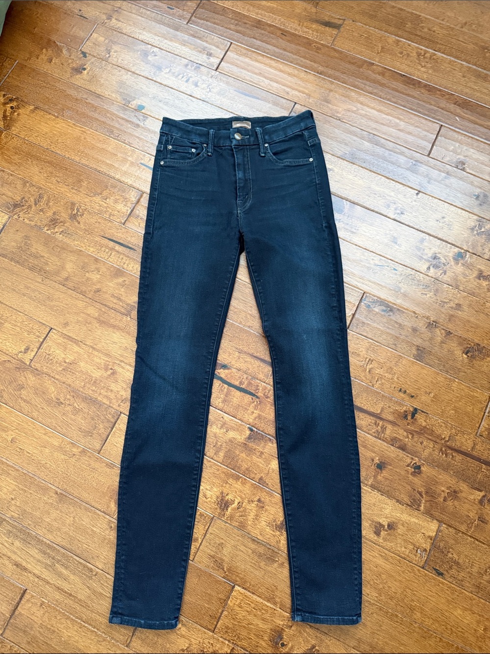 High-Rise Slim Women's Jeans in Dark Blue